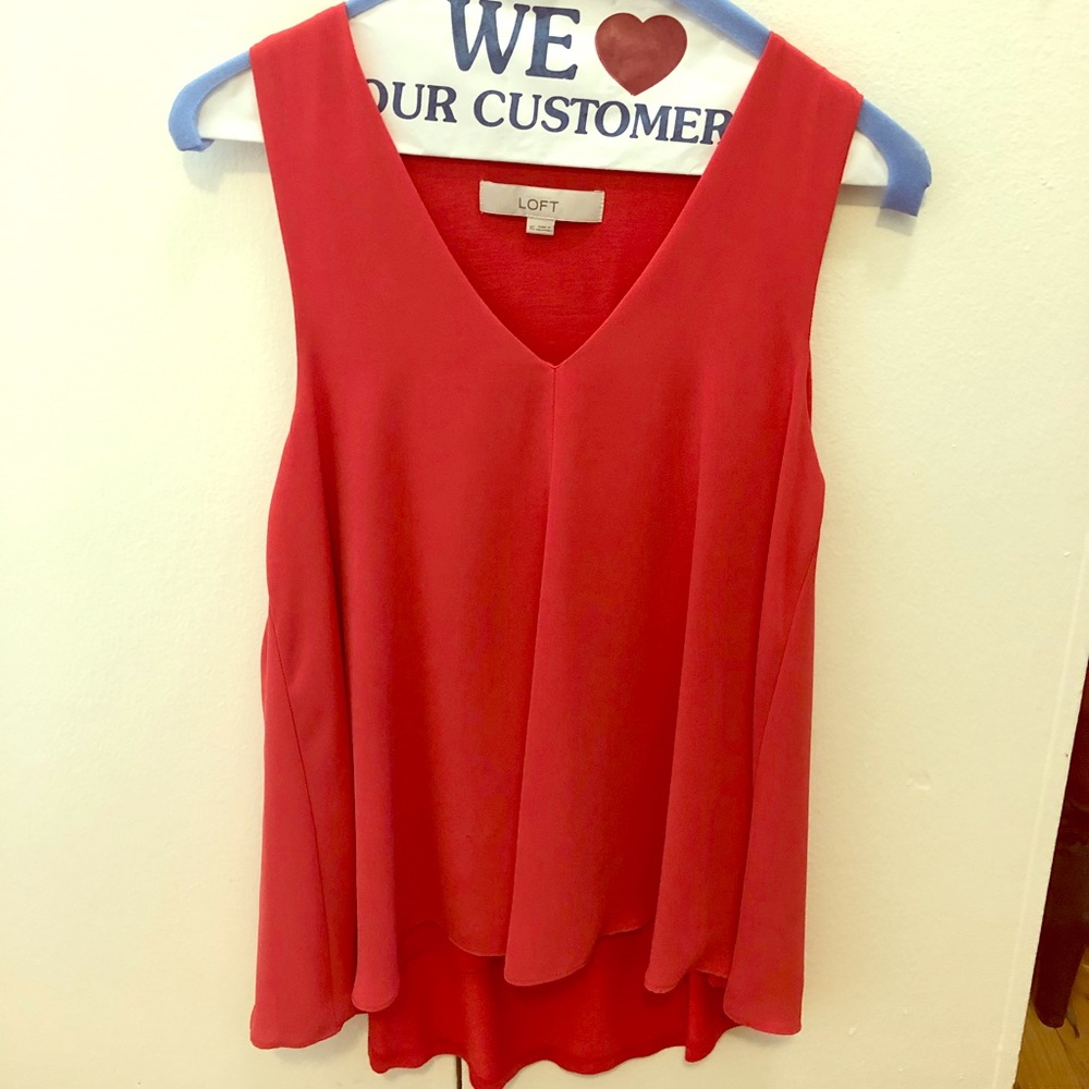 LOFT sleeveless blouse